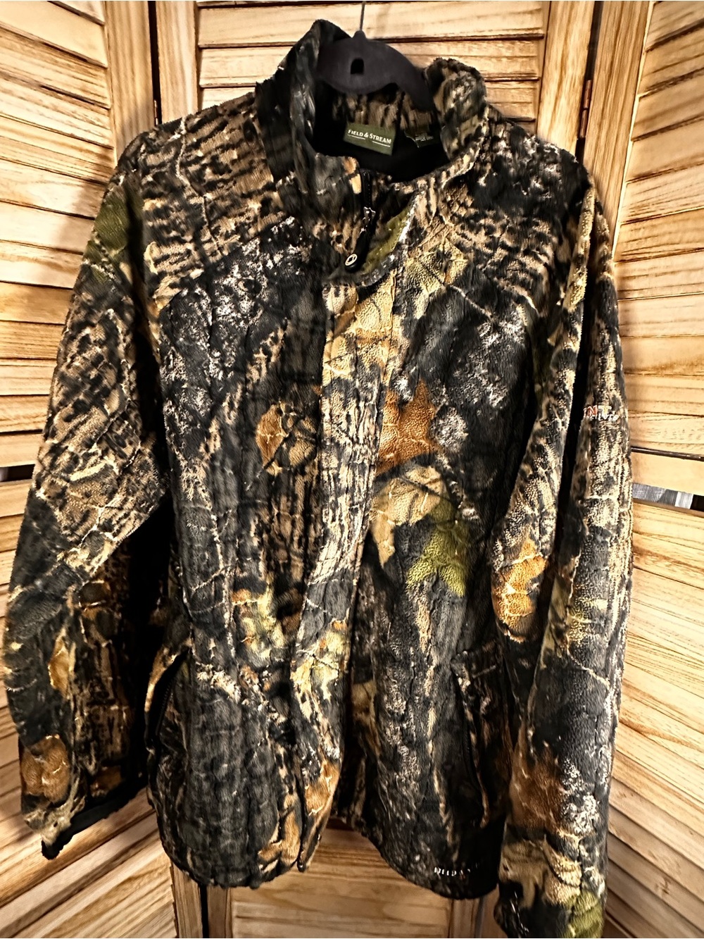 Field & Stream men’s Camo Jacket in Black, Green, Brown size xl